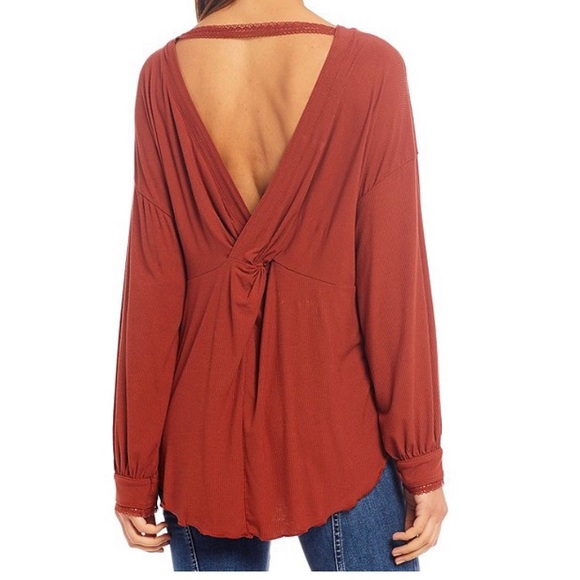 Free People Shimmy Shake V-Back Lettuce Edge Top - Picture 5 of 7